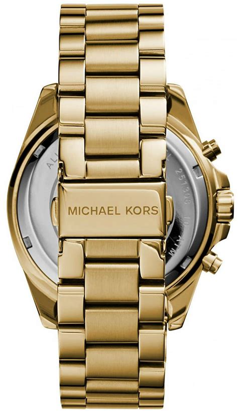 michael kors 251411|Michael Kors MK5605 Gold Tone Unisex Stainless Steel 251411 .